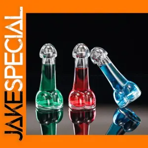 Penis-Shaped Glass Cocktail Cup for Parties