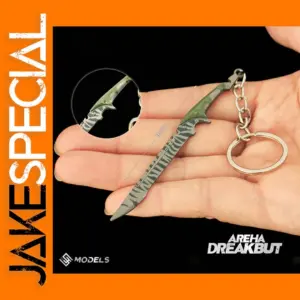 9cm Mini Shark Knife Keychain Toy Accessory
