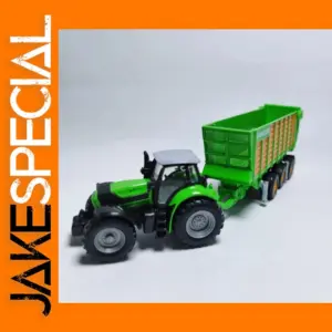 1:87 Scale Diecast Tractor Model Toy Set
