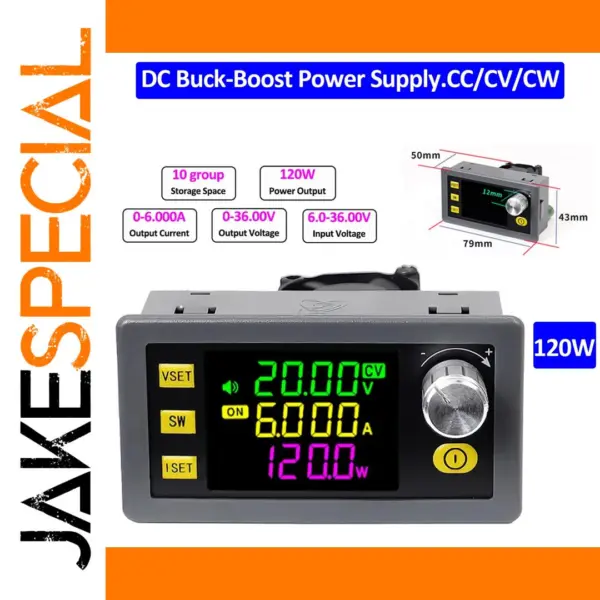 DC Buck Boost Converter 120W Adjustable Module
