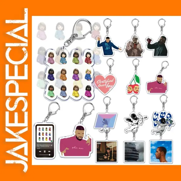 Drake Certified Lover Boy Keychain Pendant