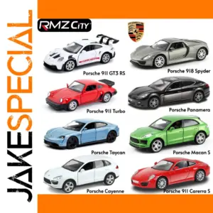 1/36 Porsche 911 GT3 Diecast Toy Car Collection