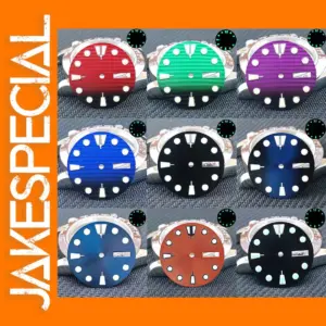 28.5mm Green Luminous Watch Dial for NH35/NH36