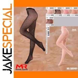 HASUKI SA04 1/12 Fishnet Stockings for Action Figures