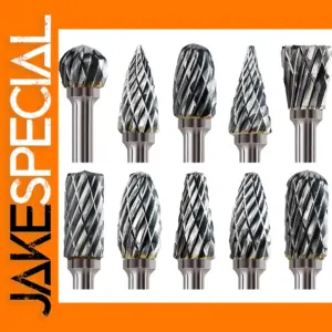 10PCS Tungsten Carbide Burr Set for Dremel