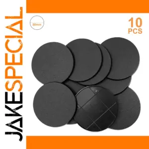 80mm Round ABS Model Bases for Wargames
