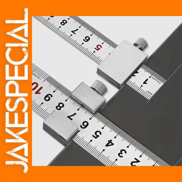 Steel Carpenter Ruler Positioning Limit Block