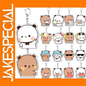 Cartoon Bubu Dudu Bear Keychain Pendant