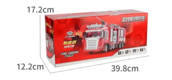 Remote Control Fire Truck Toy Set for Kids - Image 7