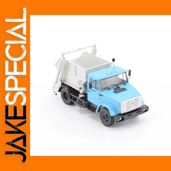 1/43 Plastic Model Garbage Truck ZIL-4333