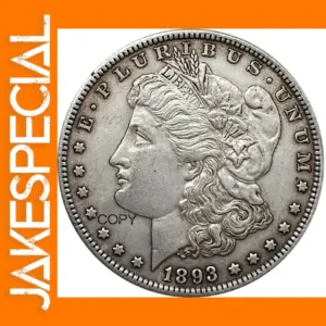1893 O Morgan Silver Plated Commemorative Coin