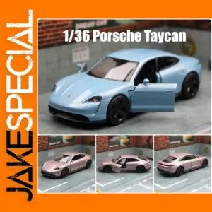 1/36 Porsche Taycan Diecast Toy Car Model