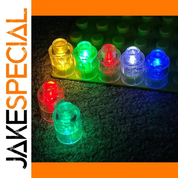 5Pcs Colorful Big Size LED Round Lamps