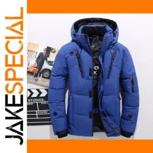 Men's Warm Hooded Duck Down Jacket