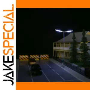 1:76 Scale Two-LED Street Light Set of 5