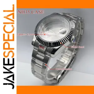 40mm Stainless Steel Watch Case Kit NH35 NH38