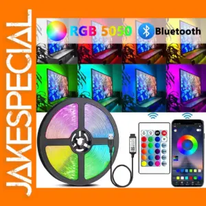 Bluetooth RGB LED Strip Lights for TV 5M