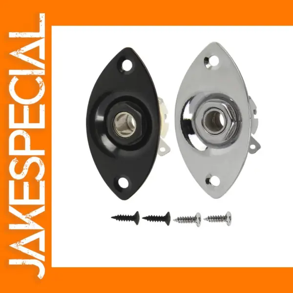 Oval 1/4 Inch Guitar Output Jack Socket