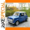 1:36 Alloy FIAT Mini Vintage Diecast Car Model