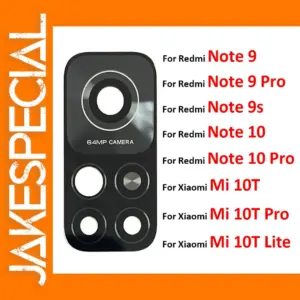 Dual Rear Camera Glass Lens for Xiaomi Redmi Note 9 Series