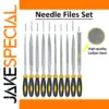 10pcs High Carbon Steel Needle File Set for Jewelry and Woodworking
