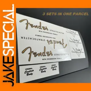 3 Sets Guitar Decals for Stratocaster