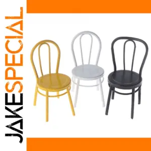 1/12 Scale Metal Chair for Dollhouse