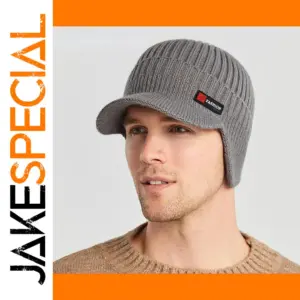 Winter Warm Knitted Hat with Ear Protection