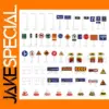 56 Pcs Realistic Traffic Road Sign Toys