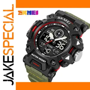Digital Sport Watch with Countdown and Alarm