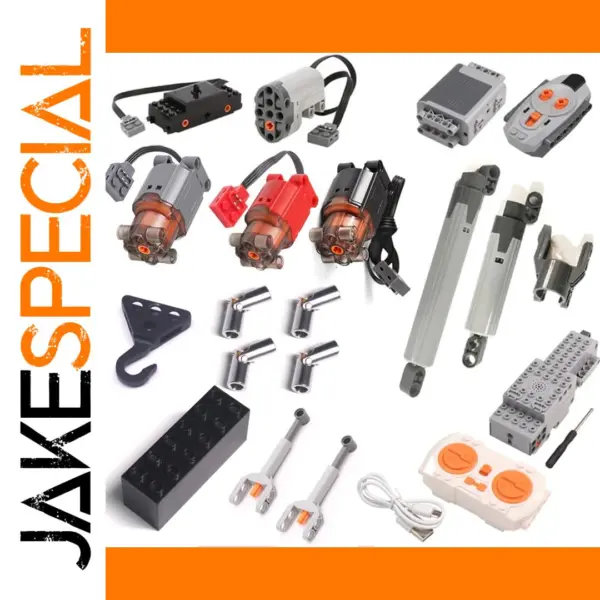 Micro-Motor Push Rod Parts for LEGO Building