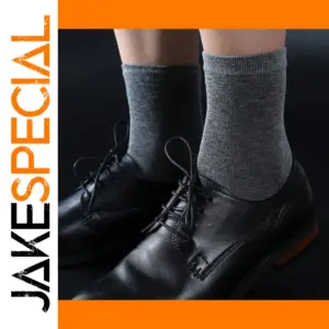 Men's Cotton Socks Set of 10 in Black