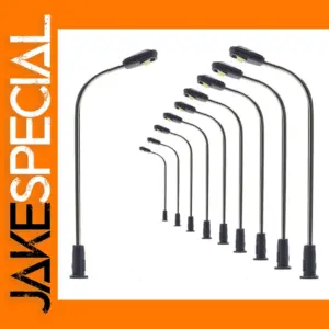 10pcs Z Scale LED Street Light Lamps