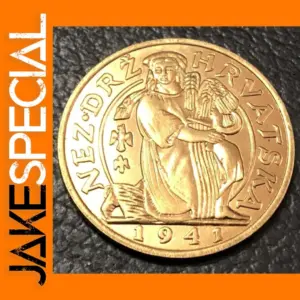 Antique Replica 500 Kuna Coin - Reaper Woman