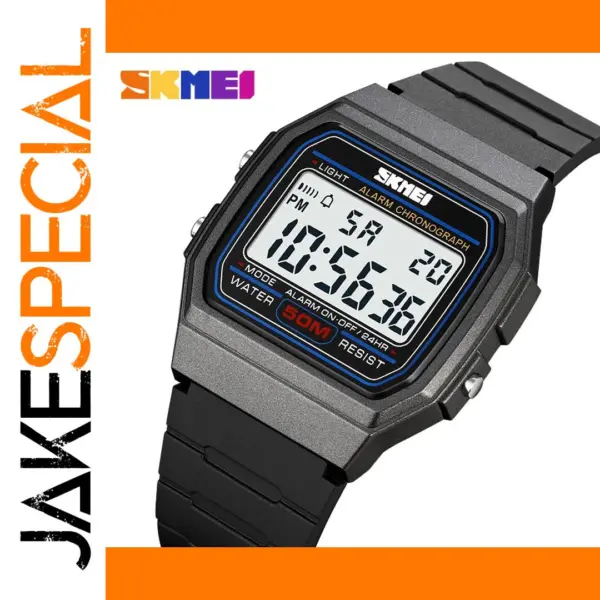 SKMEI Men's Digital Sport Wristwatch 5Bar Waterproof