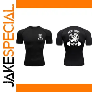 Men's Athletic Compression Tee for Sports