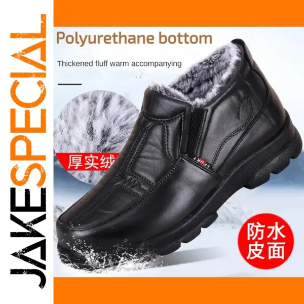 Winter Casual Waterproof Ankle Snow Boots for Men