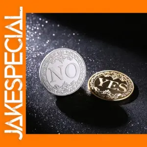 Bronze Yes or No Decision Coin