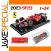 Bburago 1:24 Scale Leclerc & Sainz F1 Model