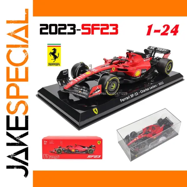 Bburago 1:24 Scale Leclerc & Sainz F1 Model