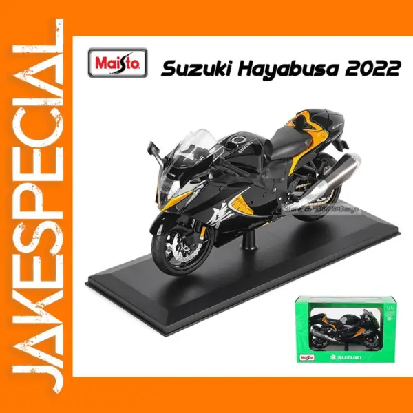 Maisto 1:12 Suzuki Hayabusa Motorcycle Model