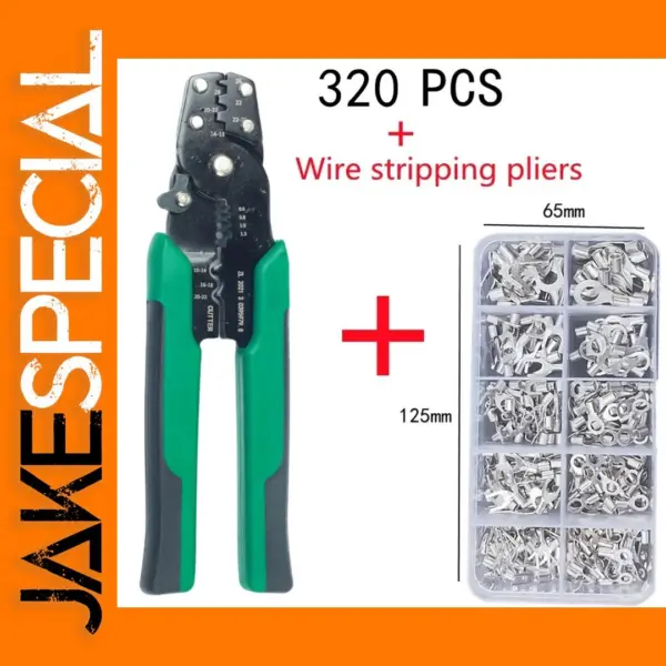 Crimp Terminal Kit with Pliers 150/320PCS