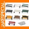 12pcs HO Scale Model Park Benches