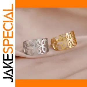 Bohemian Filigree Stainless Steel Ring