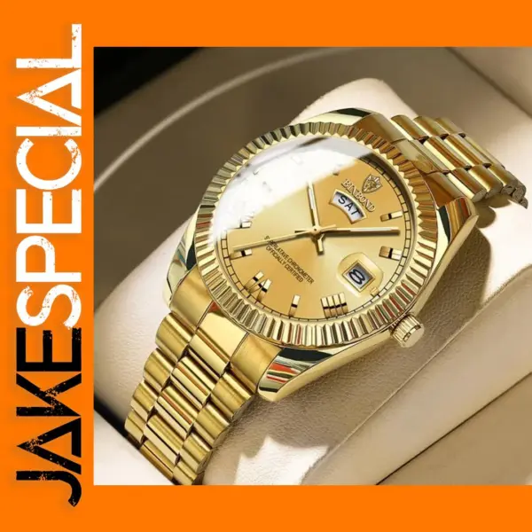 BINBOND B0733 Men's Quartz Watch Stainless Steel