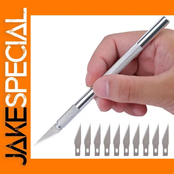 12pcs Stainless Steel Craft Cutting Knives