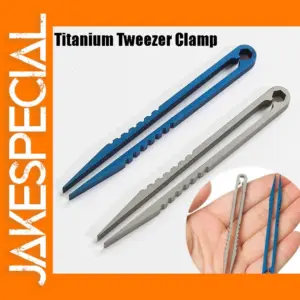 Portable Titanium Alloy Tweezers for Camping