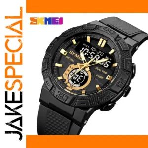 Men's Waterproof Digital Sport Watch with LED Light