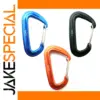 12KN D Shape Carabiner for Outdoor Climbing