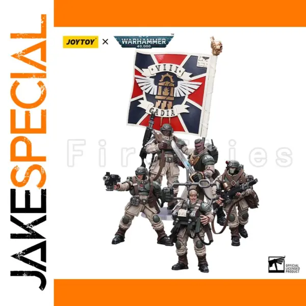 1/18 JOYTOY Cadian Command Squad Action Figures